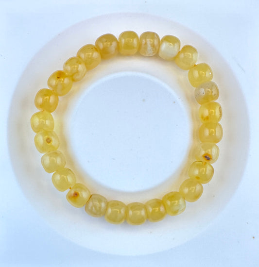 Jaia Natural Honey Amber [天然蜜蜡琥珀] Beaded Bracelet