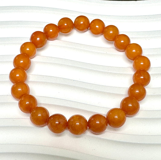 Jaini Natural Honey Amber [天然蜜蜡琥珀] Beaded Bracelet