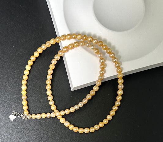 Nodel Natural Pearl Beaded Necklace