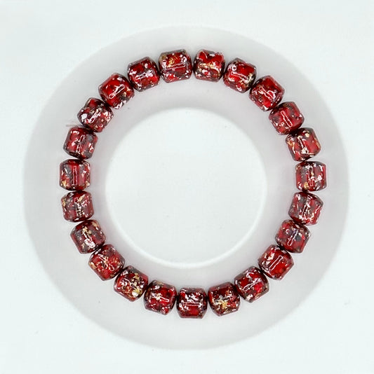 Rosie Chinese Lacquer [大漆珠] Tube Beaded Bracelet