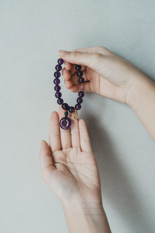 Roslin Amethyst [紫水晶] Beaded Bracelet