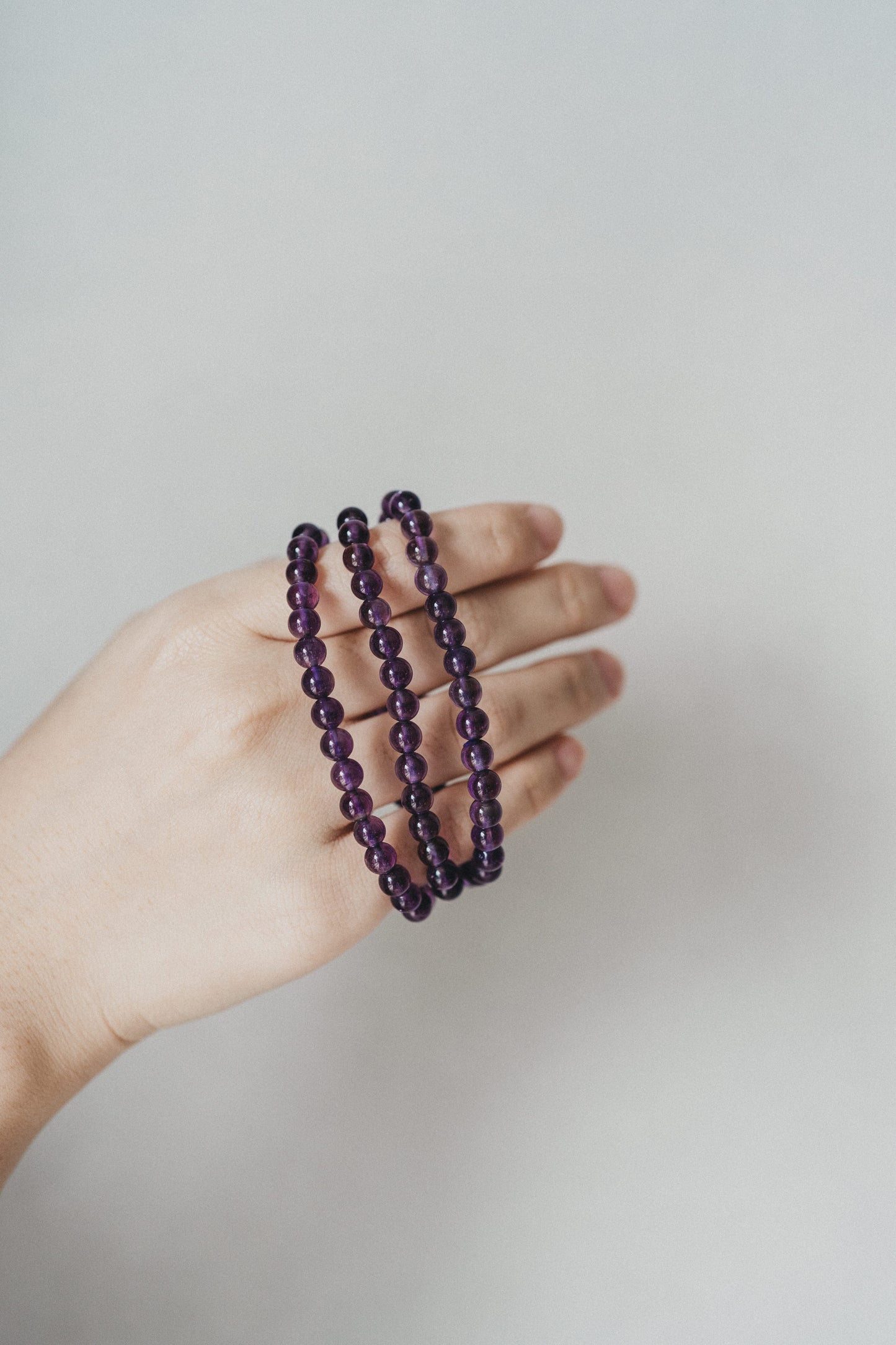 Ronda Amethyst [紫水晶] Long Beaded Bracelet