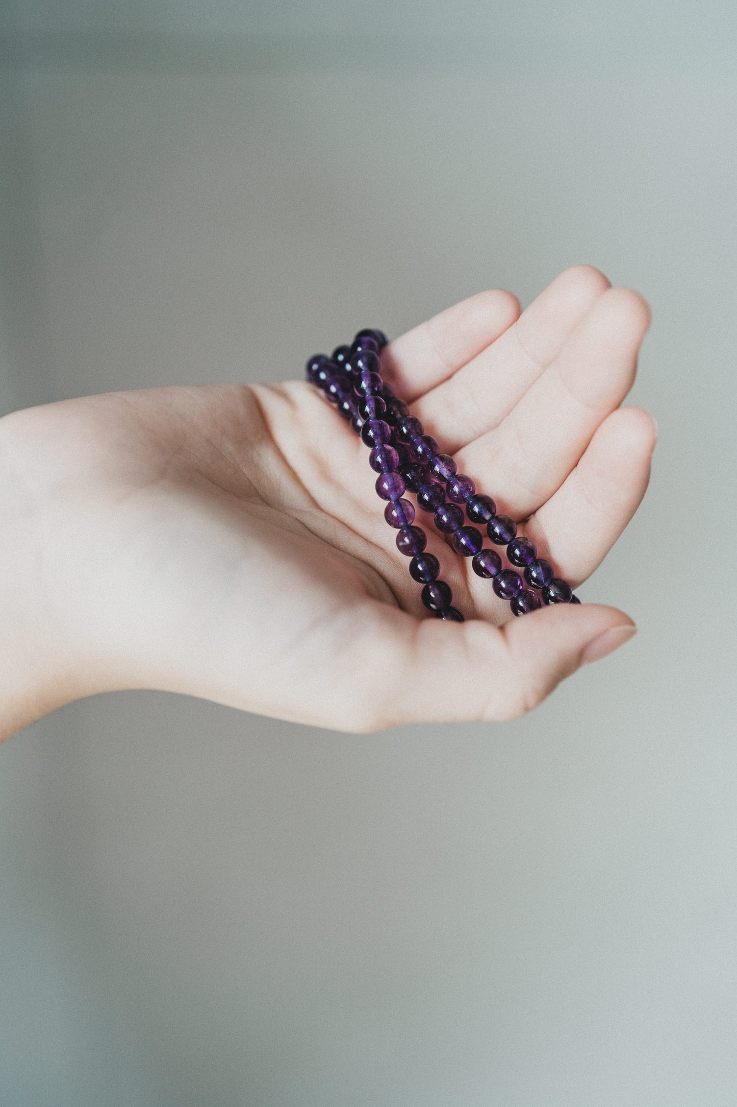 Ronda Amethyst [紫水晶] Long Beaded Bracelet
