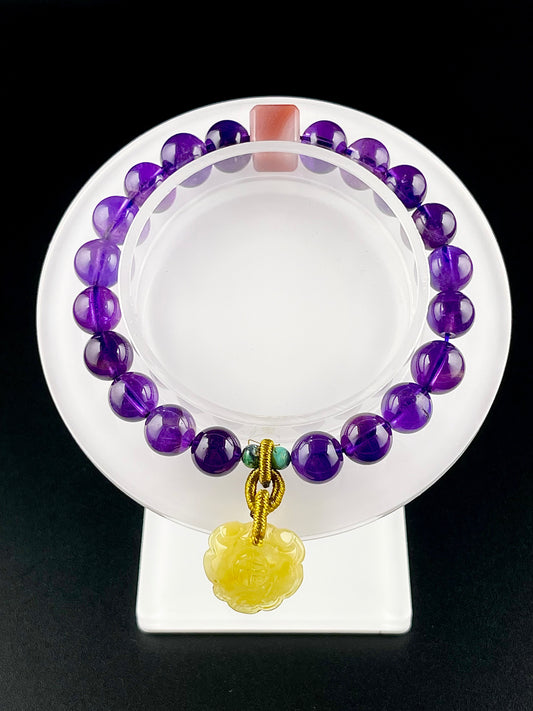 Raelynn Amethyst [紫水晶] Beaded Bracelet
